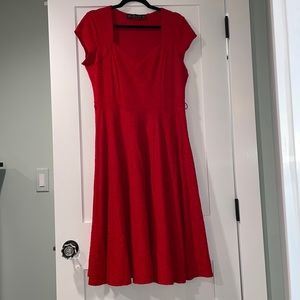 Lindy Bop Stretch Jacquard Dress